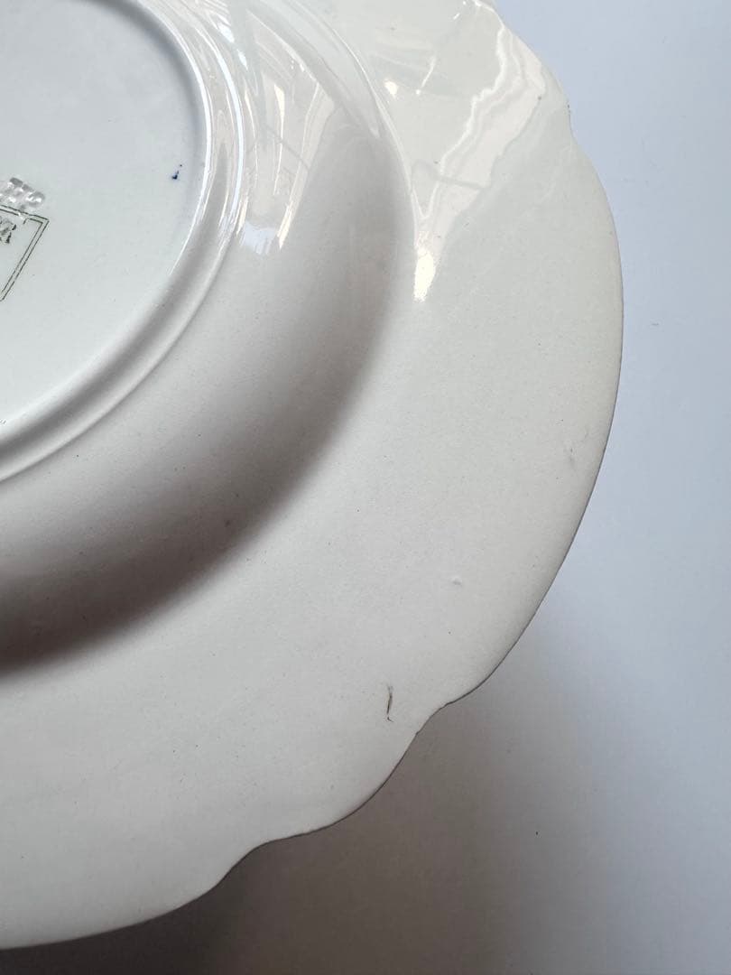 サルグミンヌ　フランス　アンティーク　プレート　皿　ブロカント