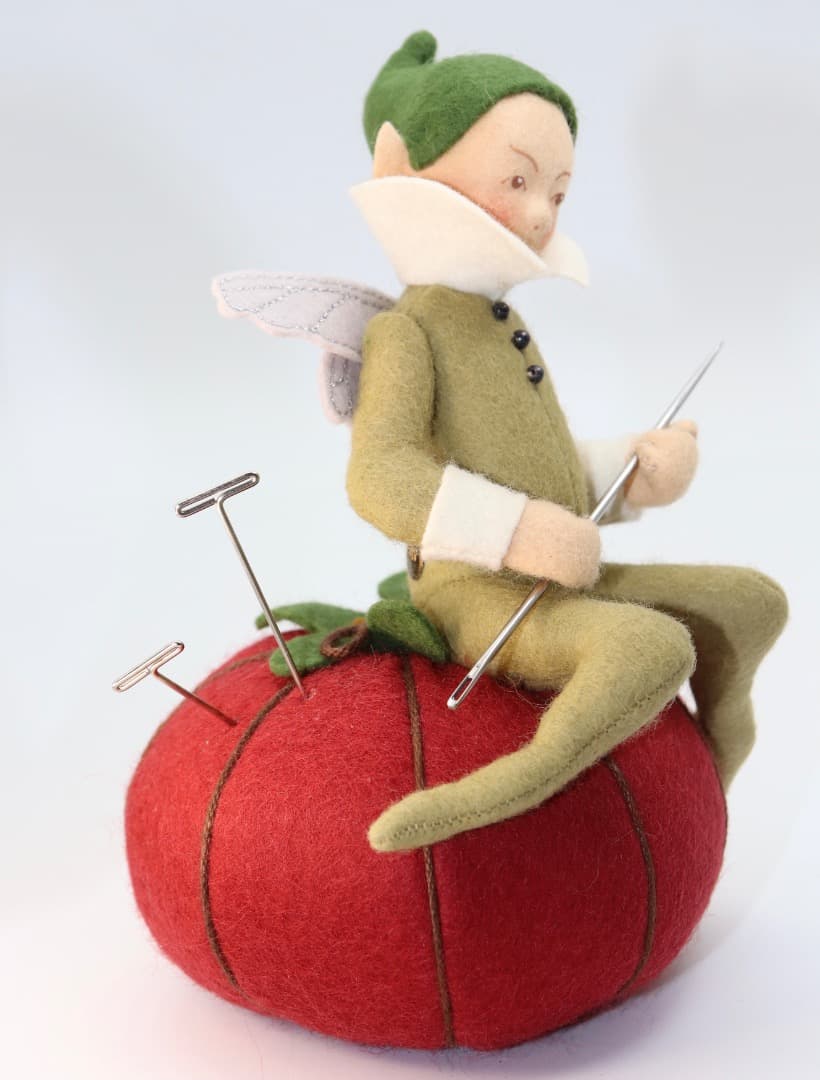 ペリウィンクル 妖精デザイン ピンクッション John Wright Dolls