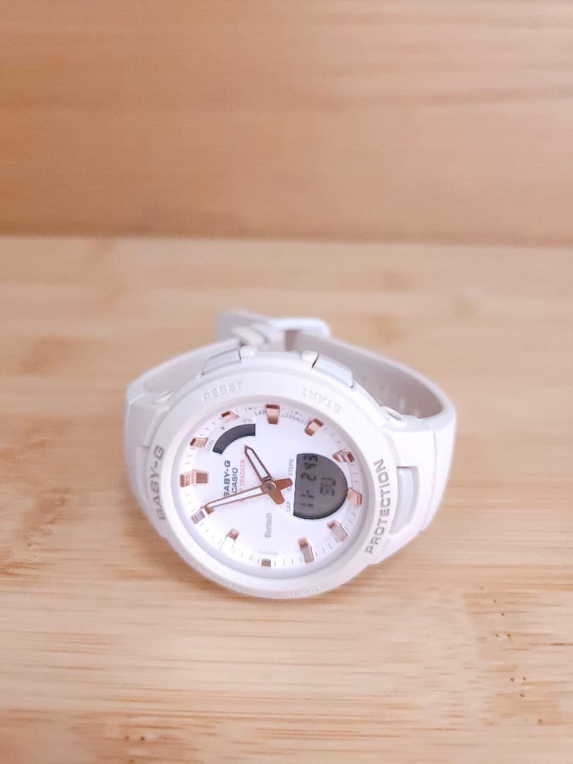 CASIO BABY-G BSA-B100 Bluetooth ベージュ
