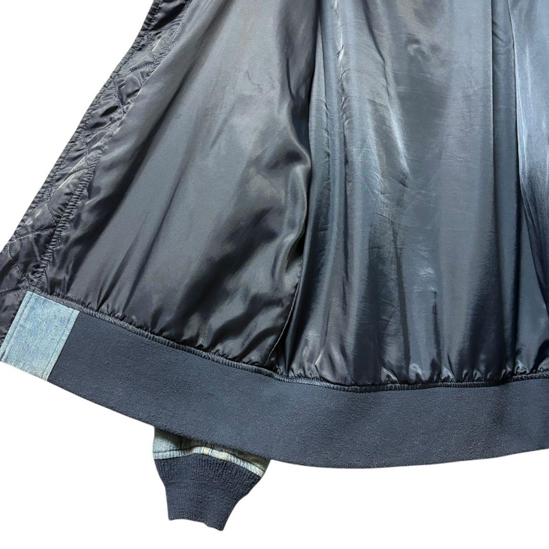 AlphaIndustriesエドウィン企画デニムMA-1フライトジャケット古着