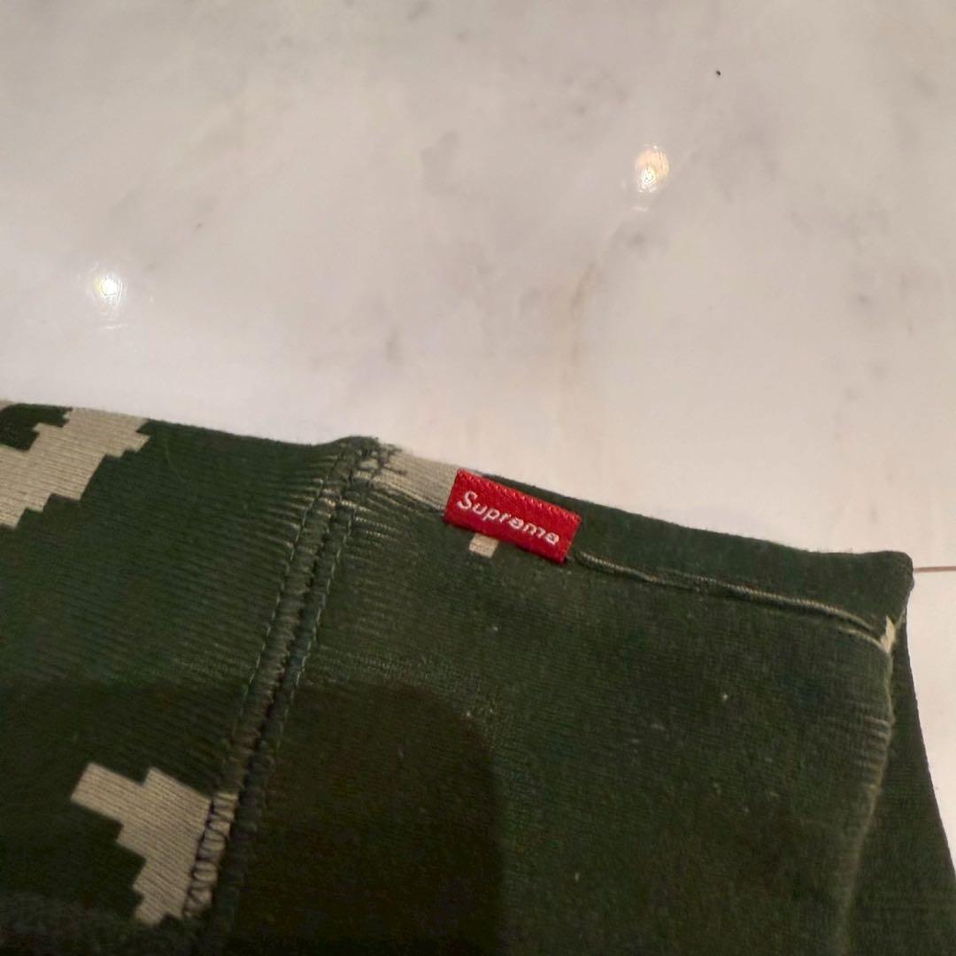 supreme Olive Russian Camo パーカー