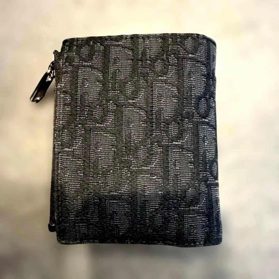 ディオール/DIOR　バーティカル コンパクト カードホルダー / 二つ折り財布