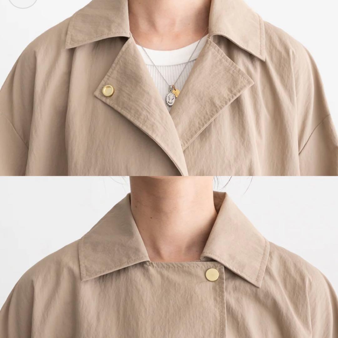 【SNORDREL】Aライン ナイロンコート ネイビー Mサイズ