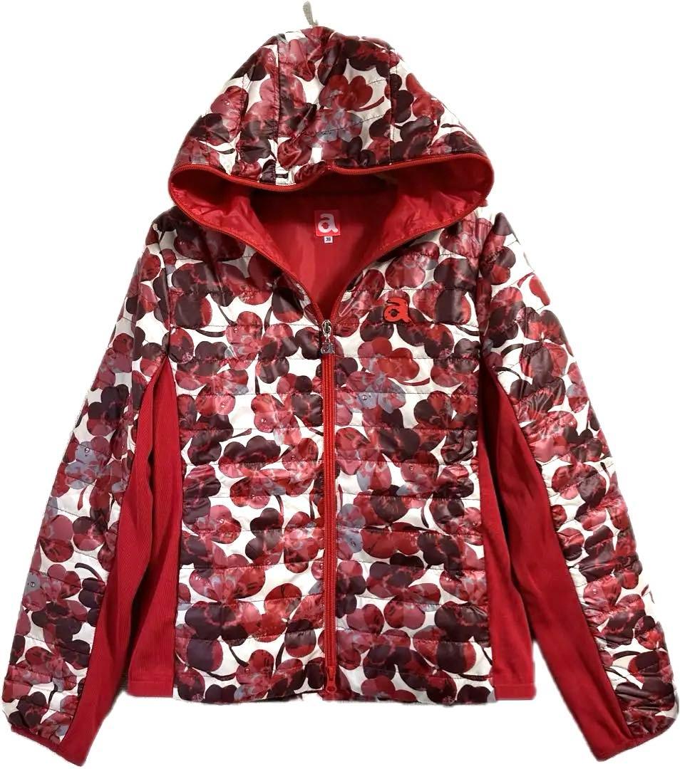 未使用 アルチビオ クローバー柄 中綿 ブルゾン 38 サイズ M ゴルフウェア