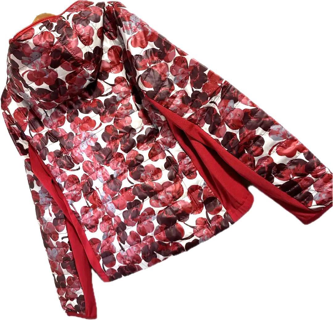 未使用 アルチビオ クローバー柄 中綿 ブルゾン 38 サイズ M ゴルフウェア