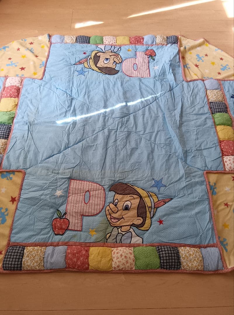 ピノキオ　ディズニー 長方形こたつ掛け布団敷き布団 　ベルメゾン