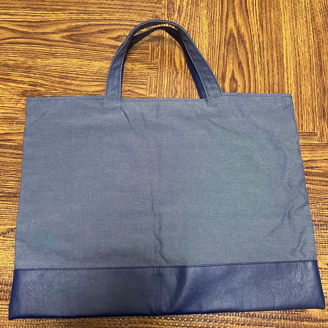 familiar トートバッグ　デニムバッグ　ファミリア