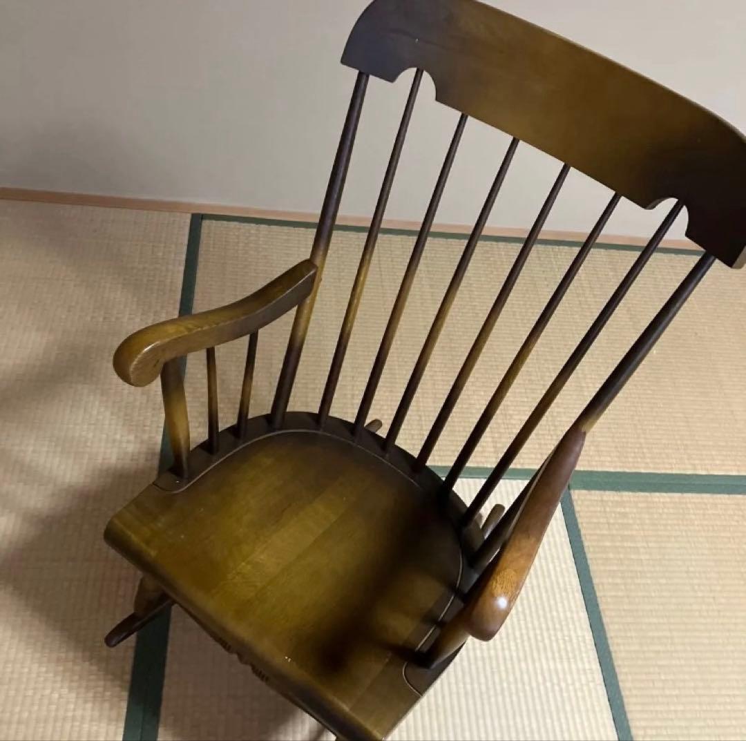 【美品】送料込み　飛騨産業ロッキングチェア