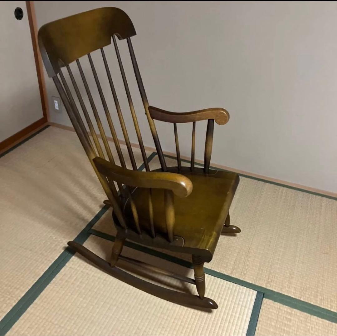 【美品】送料込み　飛騨産業ロッキングチェア
