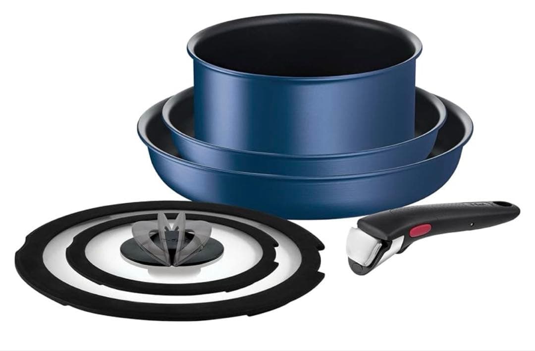 601597 ティファール 取っ手のとれる 鍋 フライパンセット 6点セット