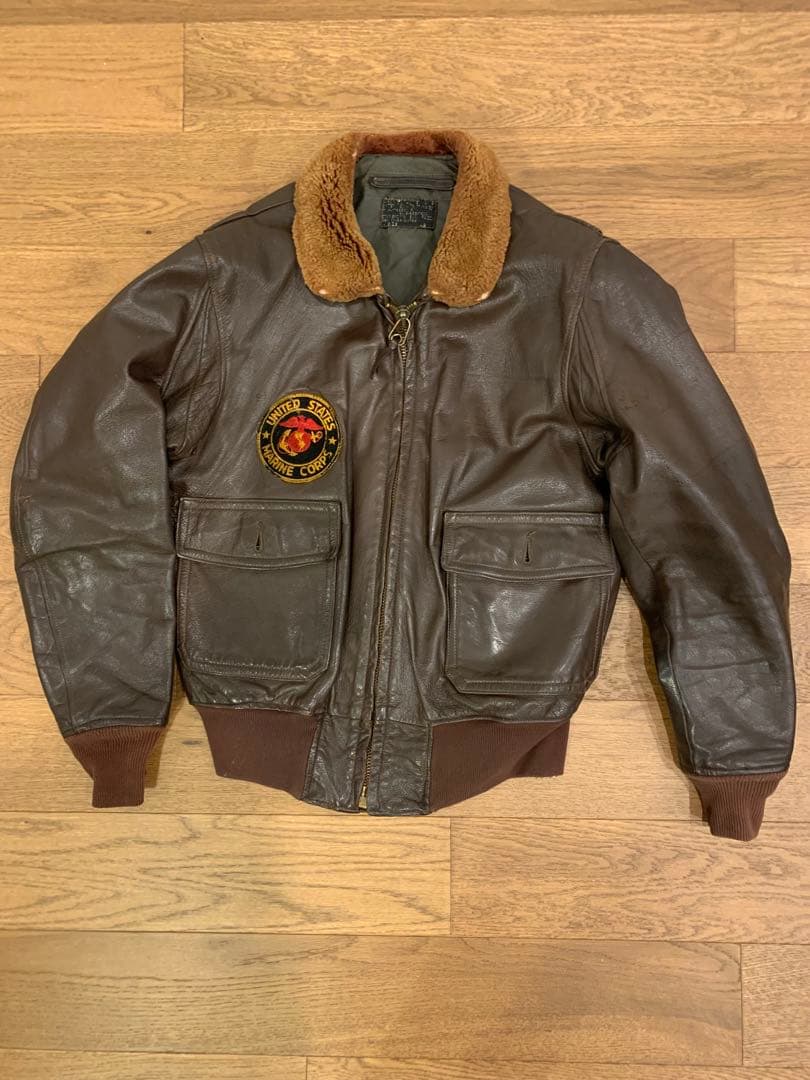 US NAVY 実物 G-1 フライトジャケット ヴィンテージ　サイズ42