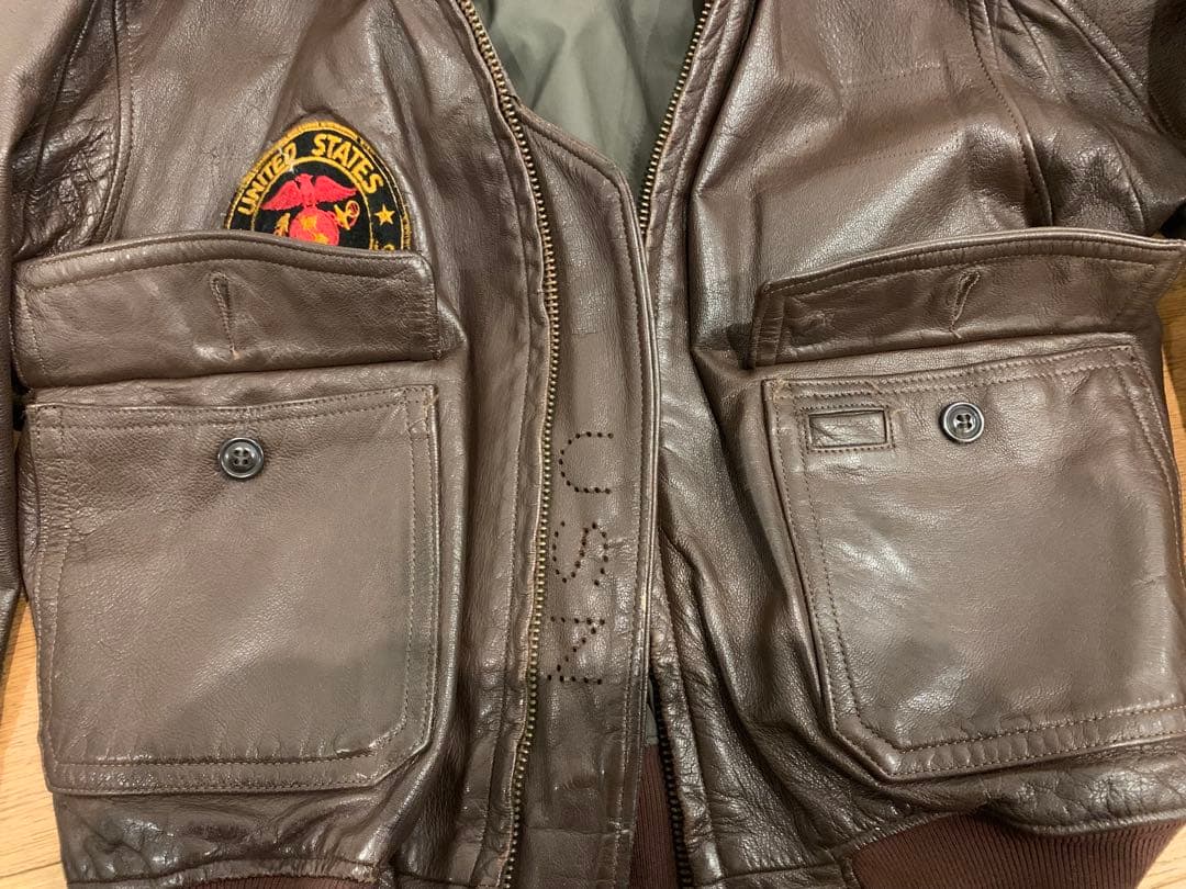 US NAVY 実物 G-1 フライトジャケット ヴィンテージ　サイズ42