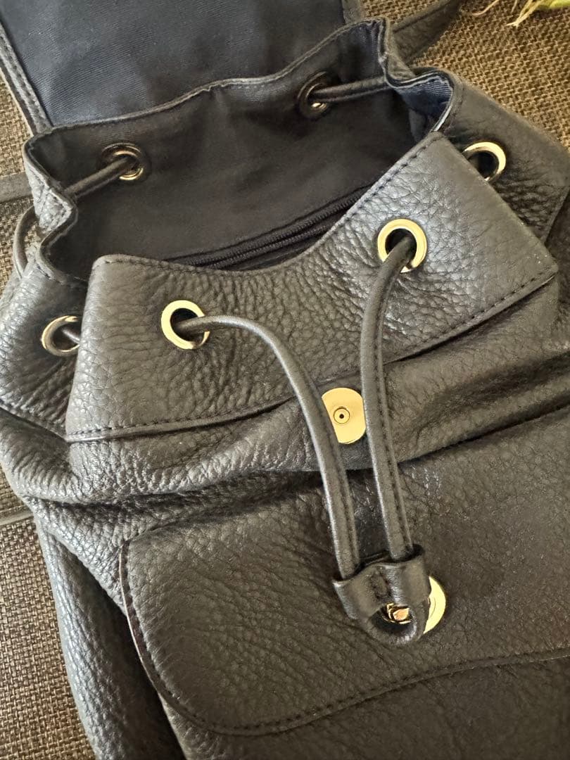 COACH本革ミニリュック