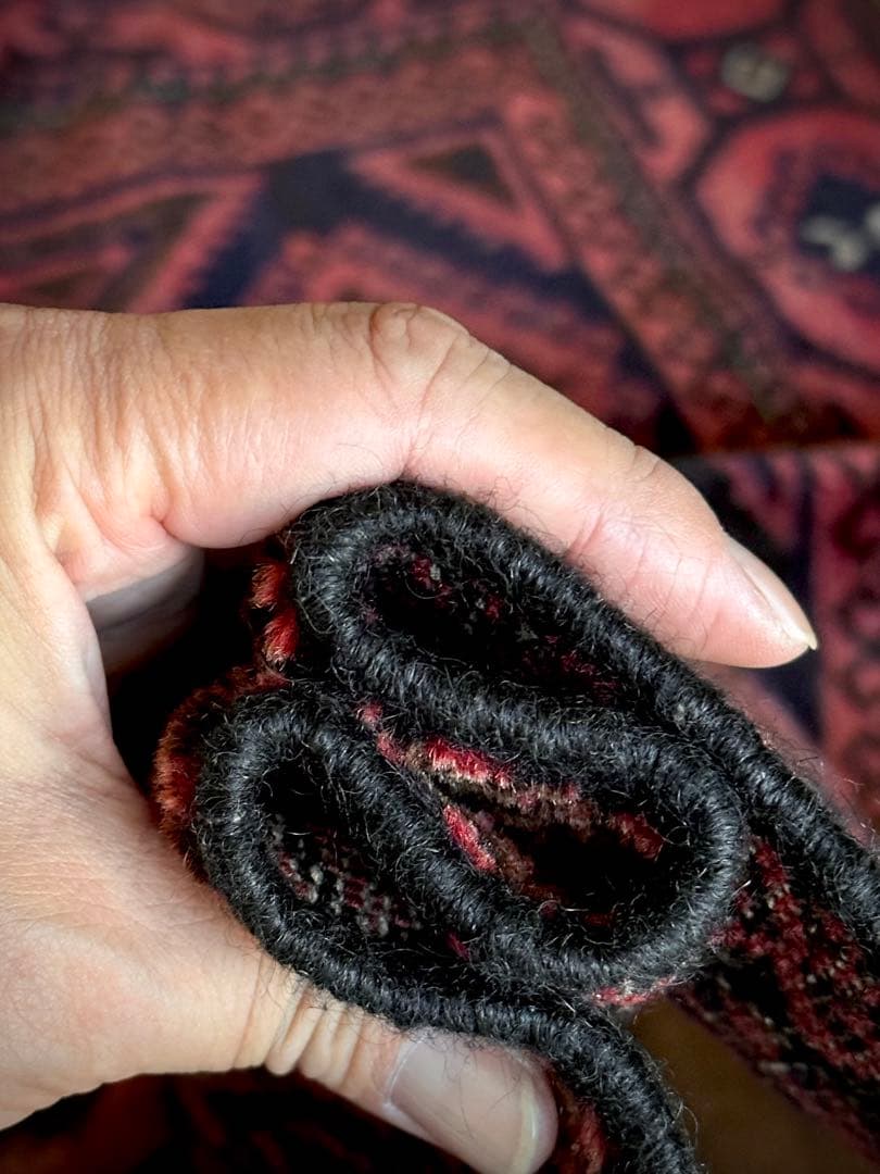 トライバルラグ　ヴィンテージラグ　アフガンラグ　バルーチ族　プリミティブアート