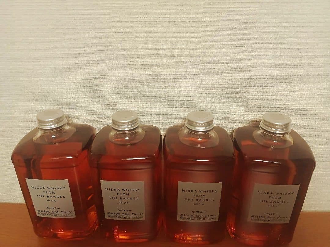 【美品】NIKKA WHISKY フロム ザ バレル4本セット 500ml