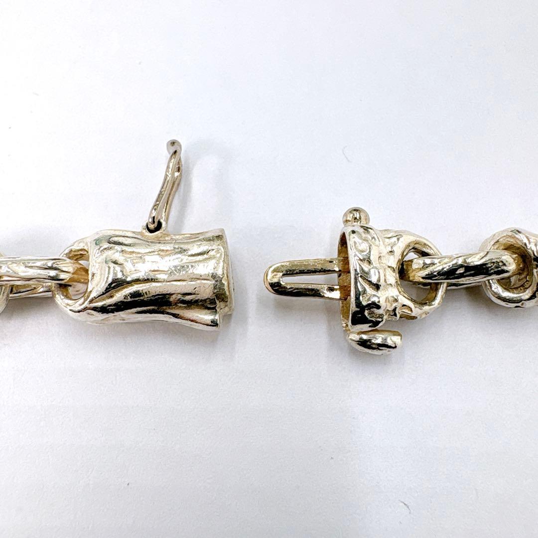 美品 オールドティファニー バンブー ネックレス シルバー925