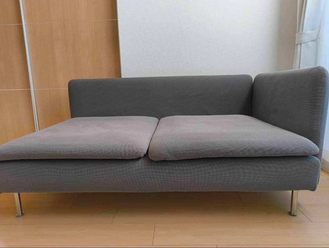 ＜美品　送料無料＞IKEA ソーデルハムン　3人掛けコンパクトソファ（取説付き）