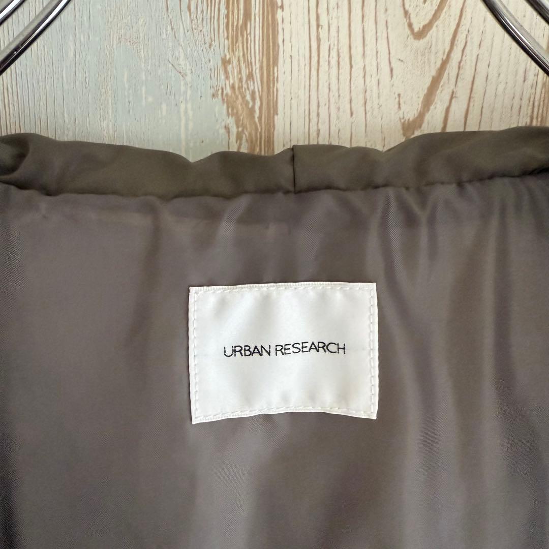 新品タグ付き！ アーバンリサーチ ドロストダウンコート カーキ