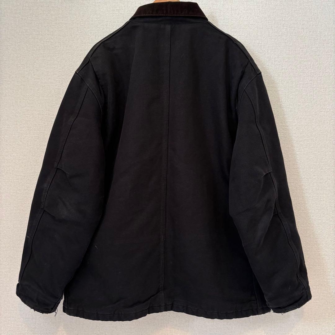 た*ん様 Carhartt トラディショナルジャケット 企業ロゴ 刺繍 XL メ
