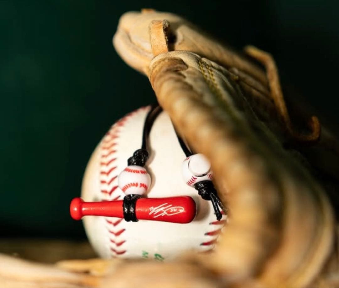 ムーキー ベッツ シグネチャー ネックレス Mookie Betts レッド