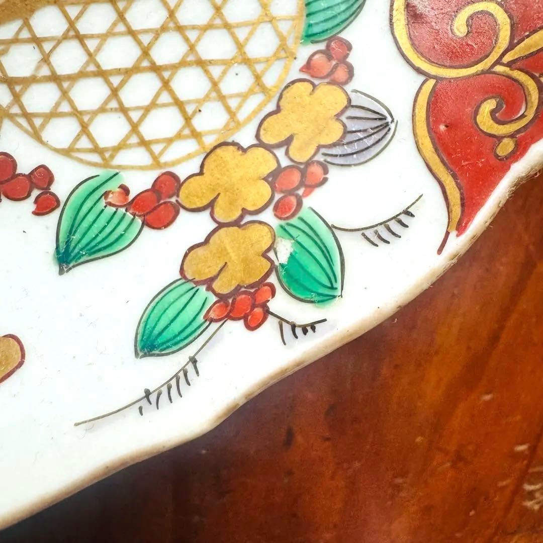 骨董皿　古伊万里　大聖寺伊万里　平皿　飾皿　おもてなし皿