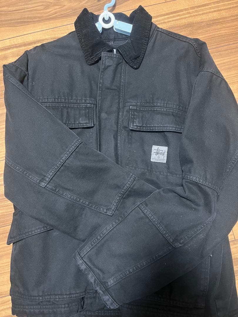 ジャケット・アウター STUSSY Washed Canvas Shop Jacket SS22