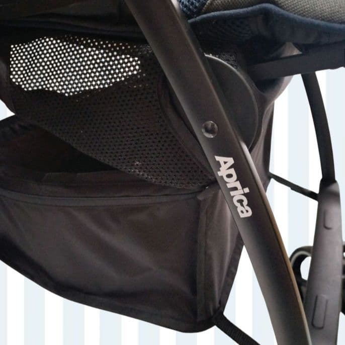 美品 Aprica ベビーカー ネイビー アップリカ ラクーナクッションAC