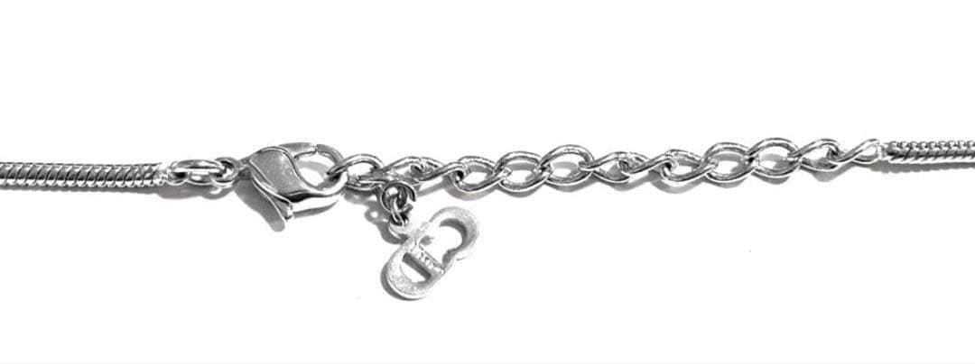 Christian Dior シルバー ネックレス 箱付 D ロゴ 00s 刻印