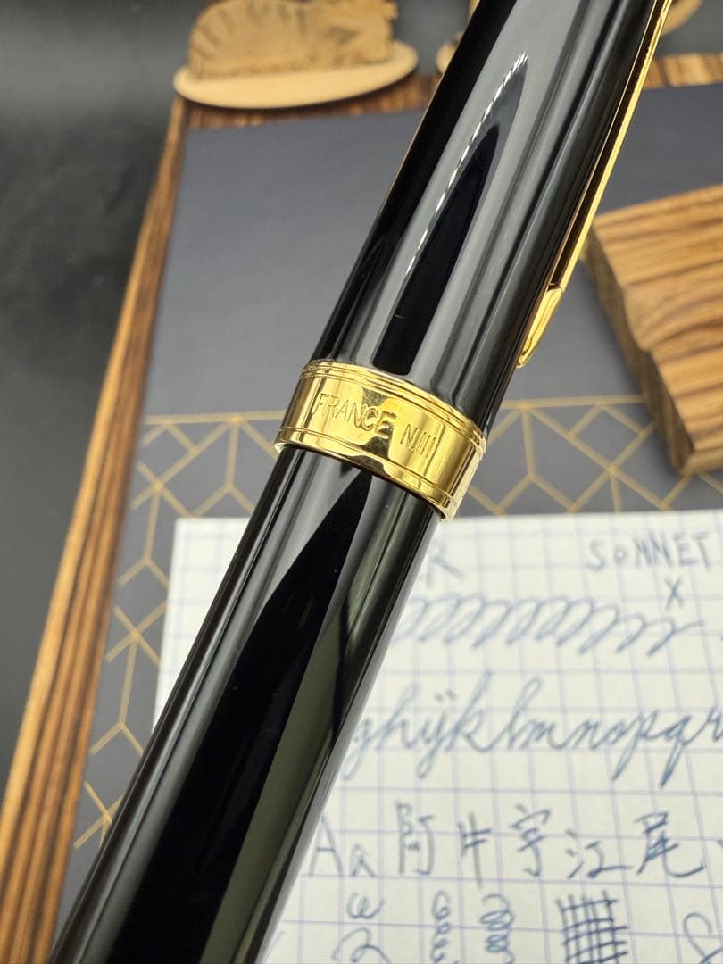 PARKER 万年筆 ソネット ラックブラックGT 18K X