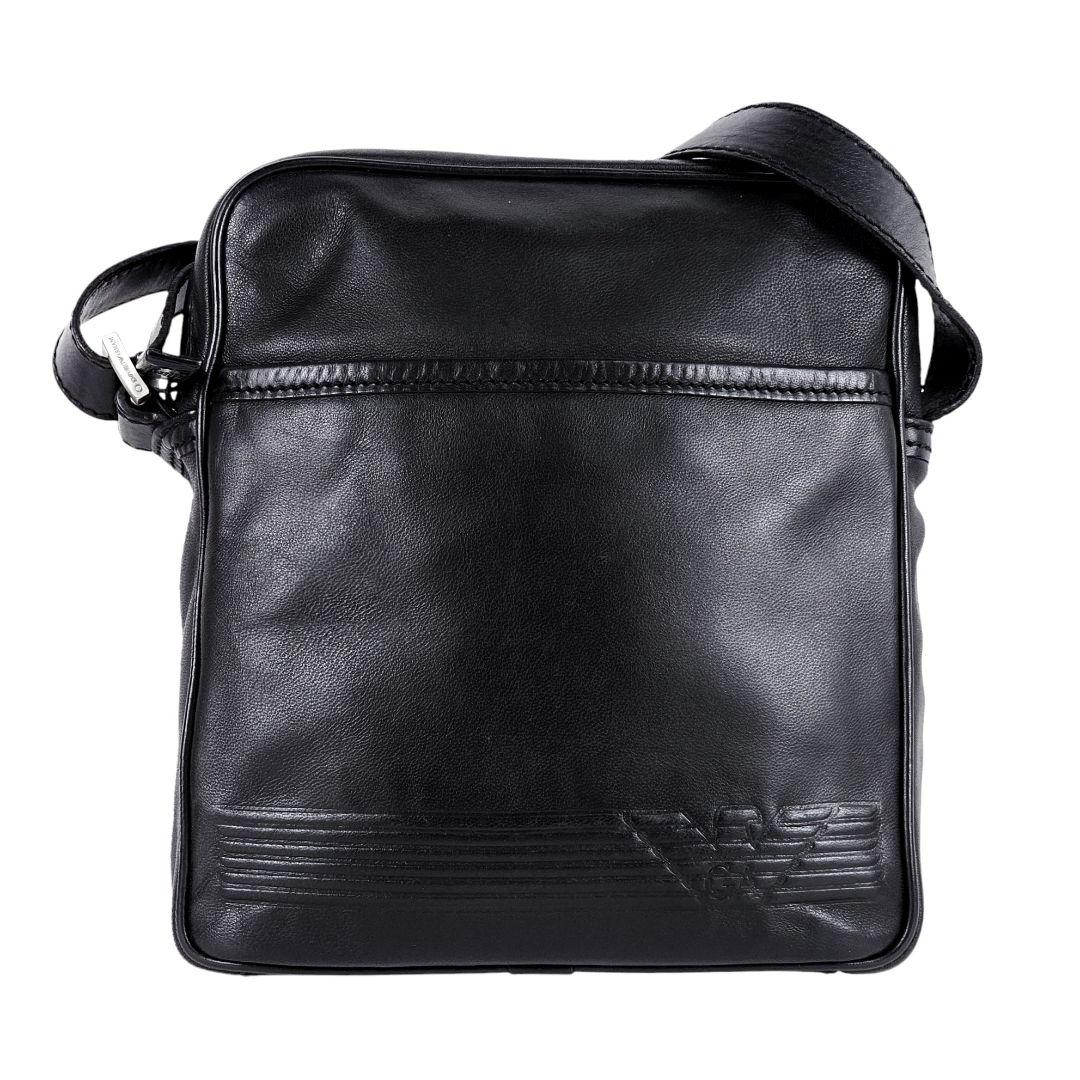 美品 アルマーニ EMPORIO ARMANI イーグルロゴ ショルダーバッグ