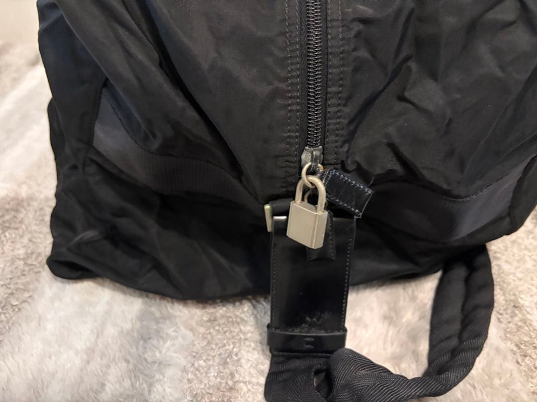 PRADA ボストンバック ショルダー 2way 三角ロゴ 白タグ