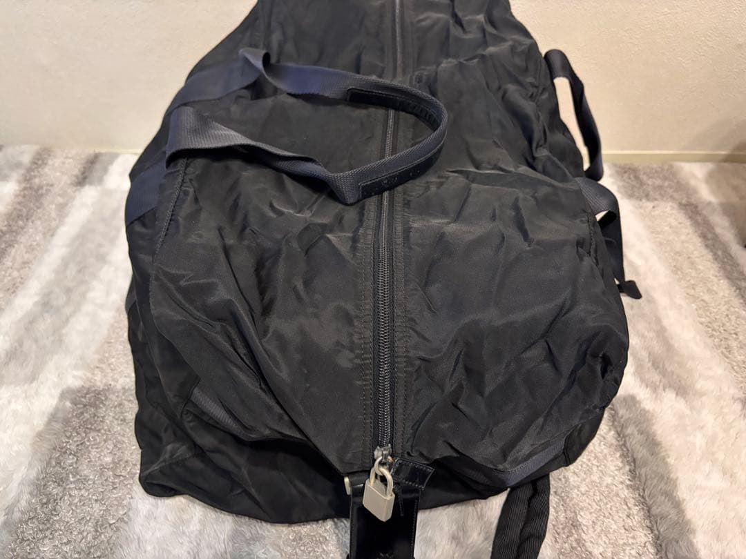 PRADA ボストンバック ショルダー 2way 三角ロゴ 白タグ