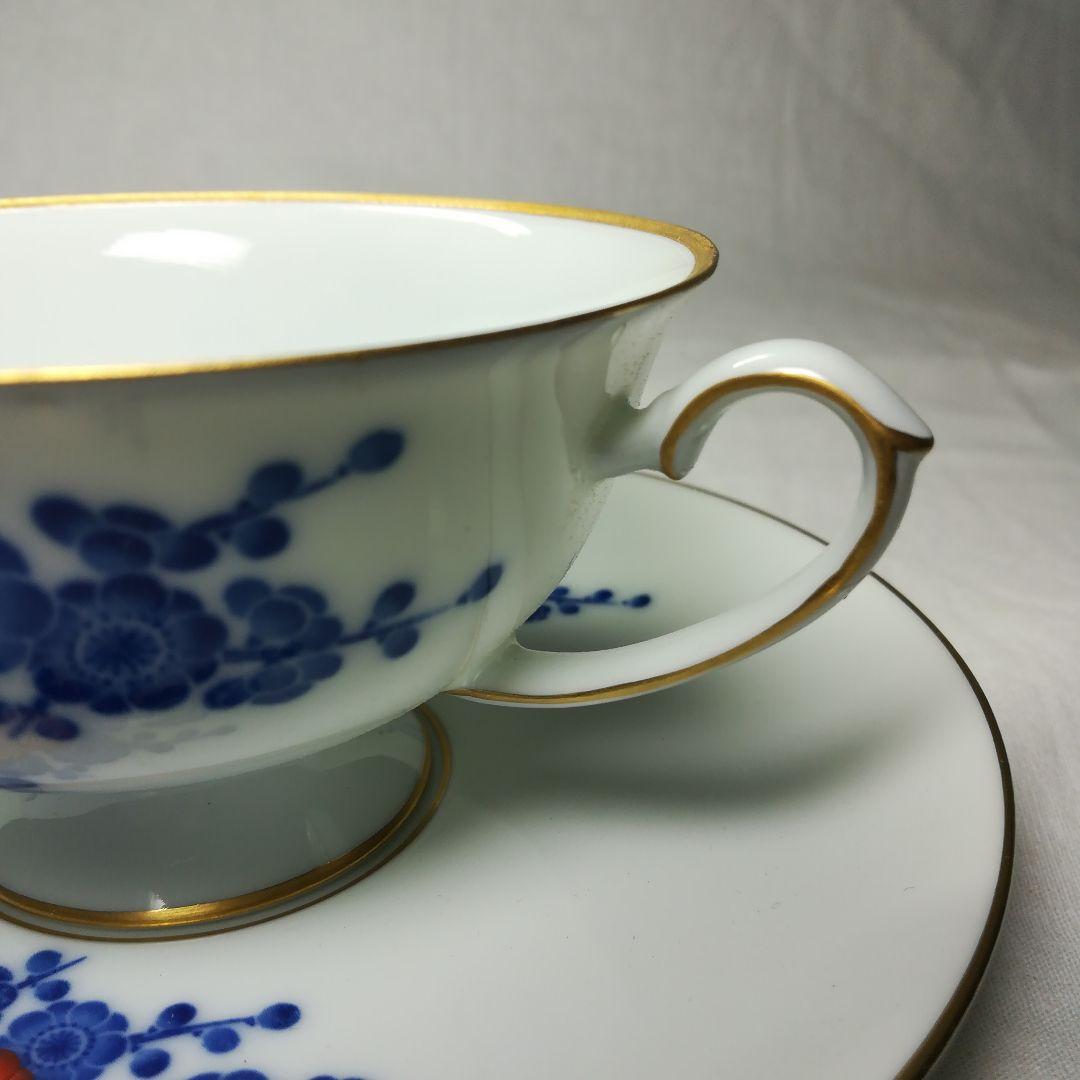 香蘭社　未使用　箱付き　カップ&ソーサー　五客セット　金彩　有田焼　茶碗　皿