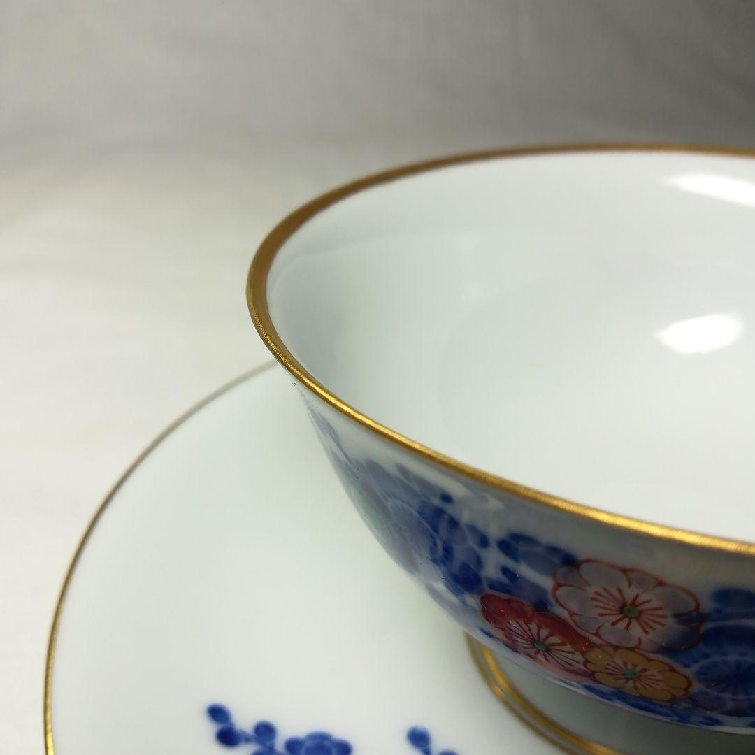 香蘭社　未使用　箱付き　カップ&ソーサー　五客セット　金彩　有田焼　茶碗　皿