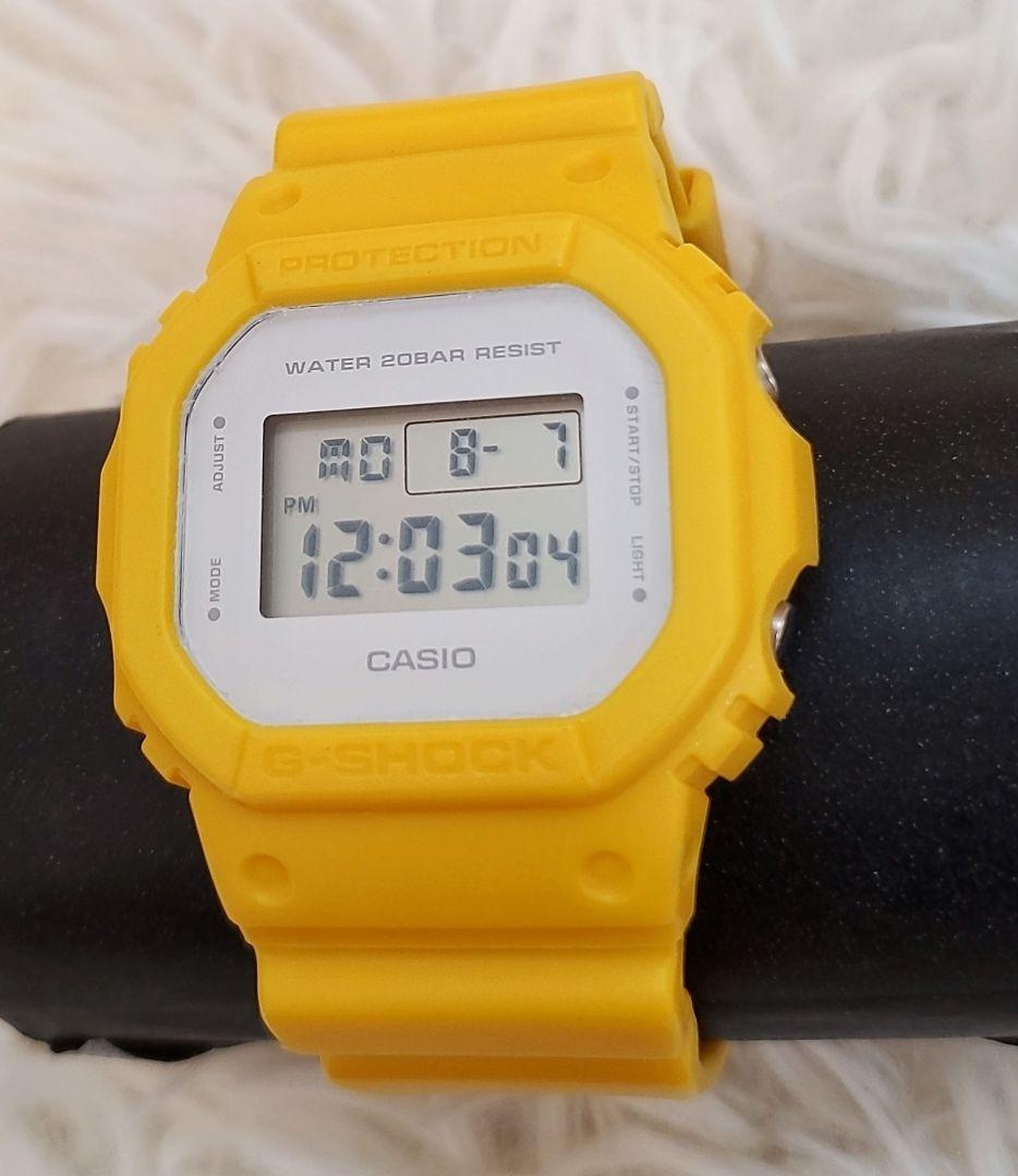 ⭐未使用級⭐G-SHOCK　イエロー　DW-5600CU-9JF