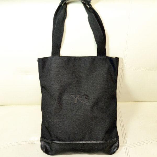Y-3 クラシックトートバッグ 部分レザー ロゴ ワイスリー HM8366