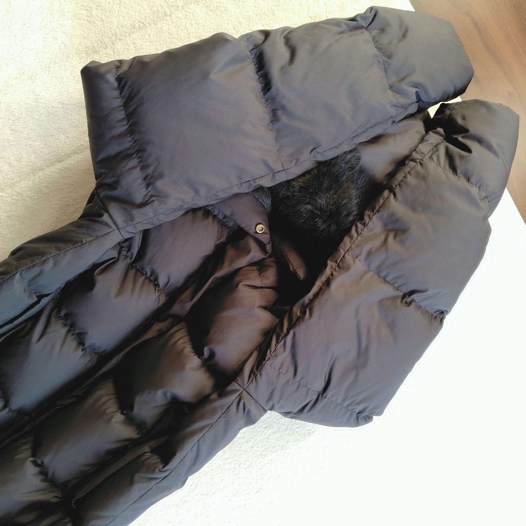 アーバンリサーチ ラビットファー ショートダウン 黒 38 M ジャケット