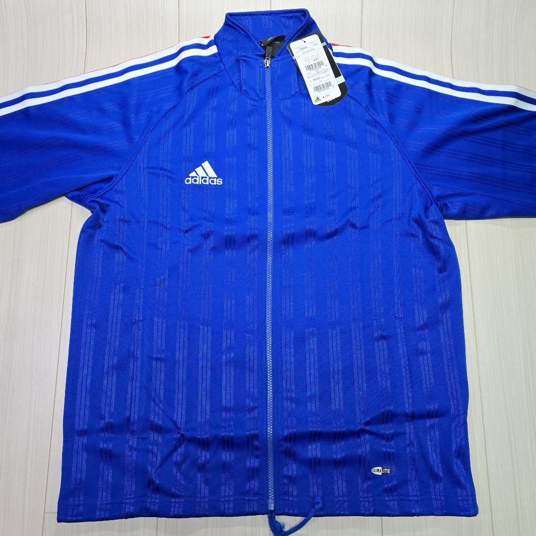 adidas　ジャージジャケット　ブルー　Lサイズ　新品