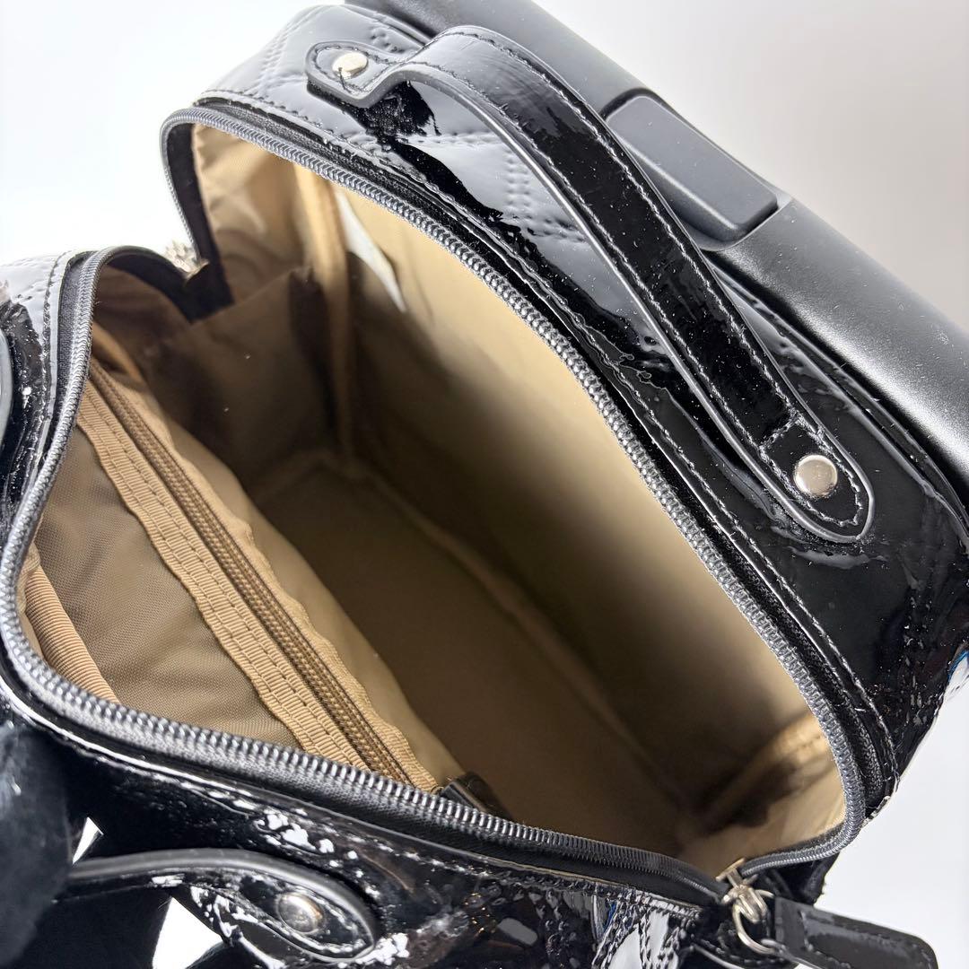 【美品】スワニー　エマイロ　エナメル　ショッピングカート　ストッパー付　４輪