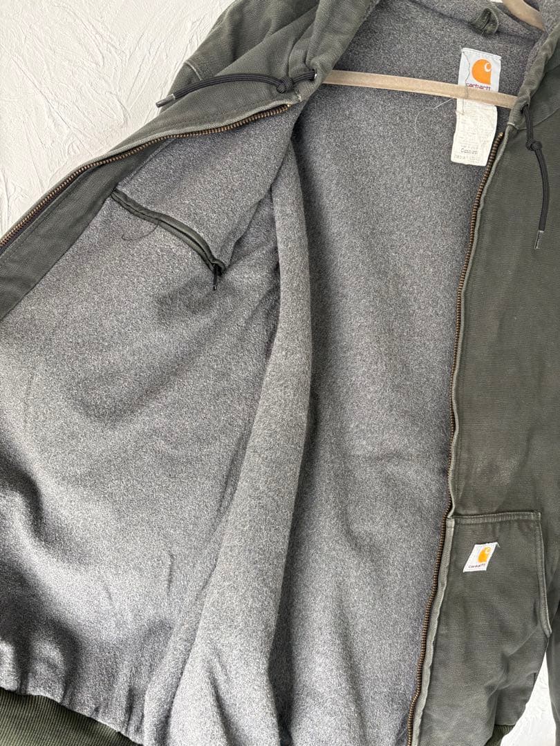 カーハート　アクティブジャケット　ダークグリーン　J158 DGR XL