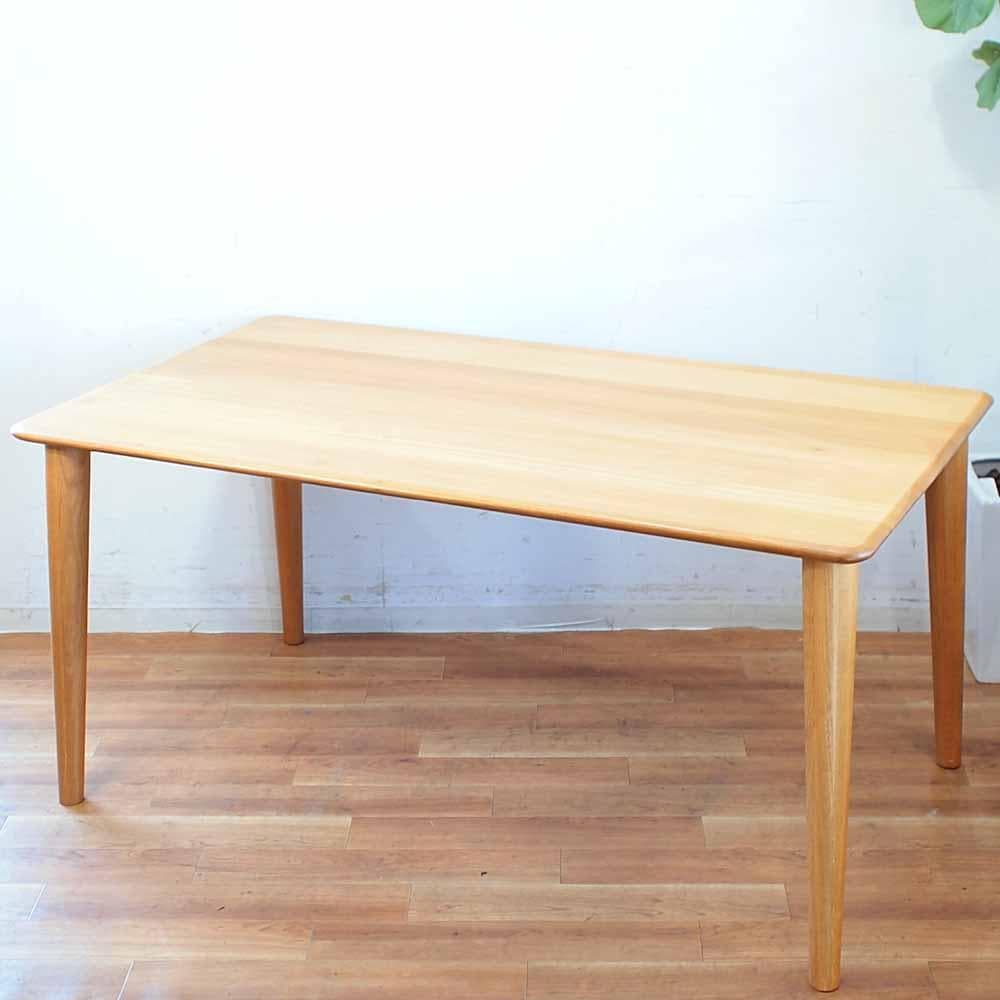 美品 IDC大塚家具 FILL/フィル ダイニングテーブル オーク 150cm