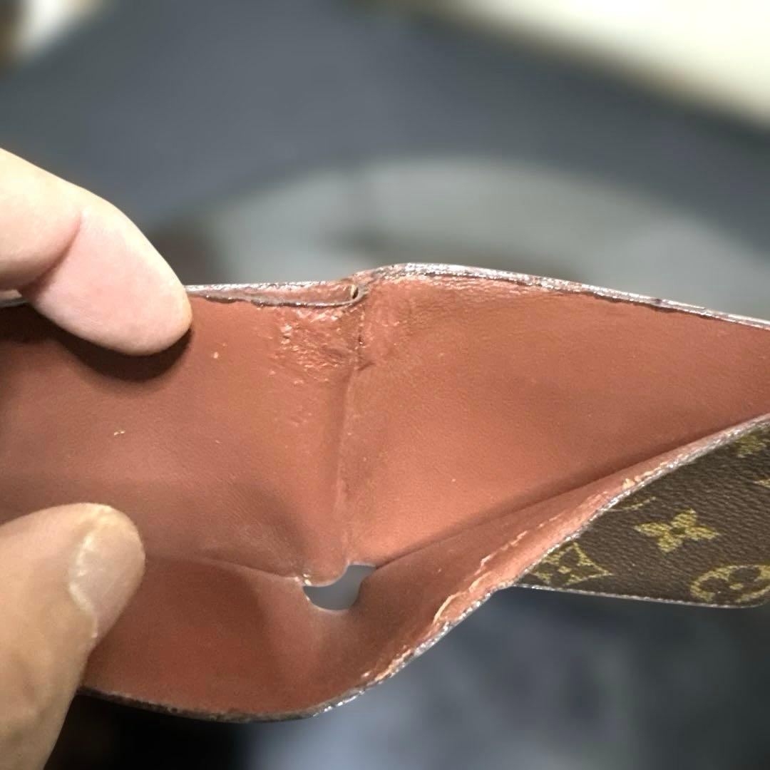 13★優良品★ヴィンテージ♪札入れ 2つ折り財布 ポケットあり