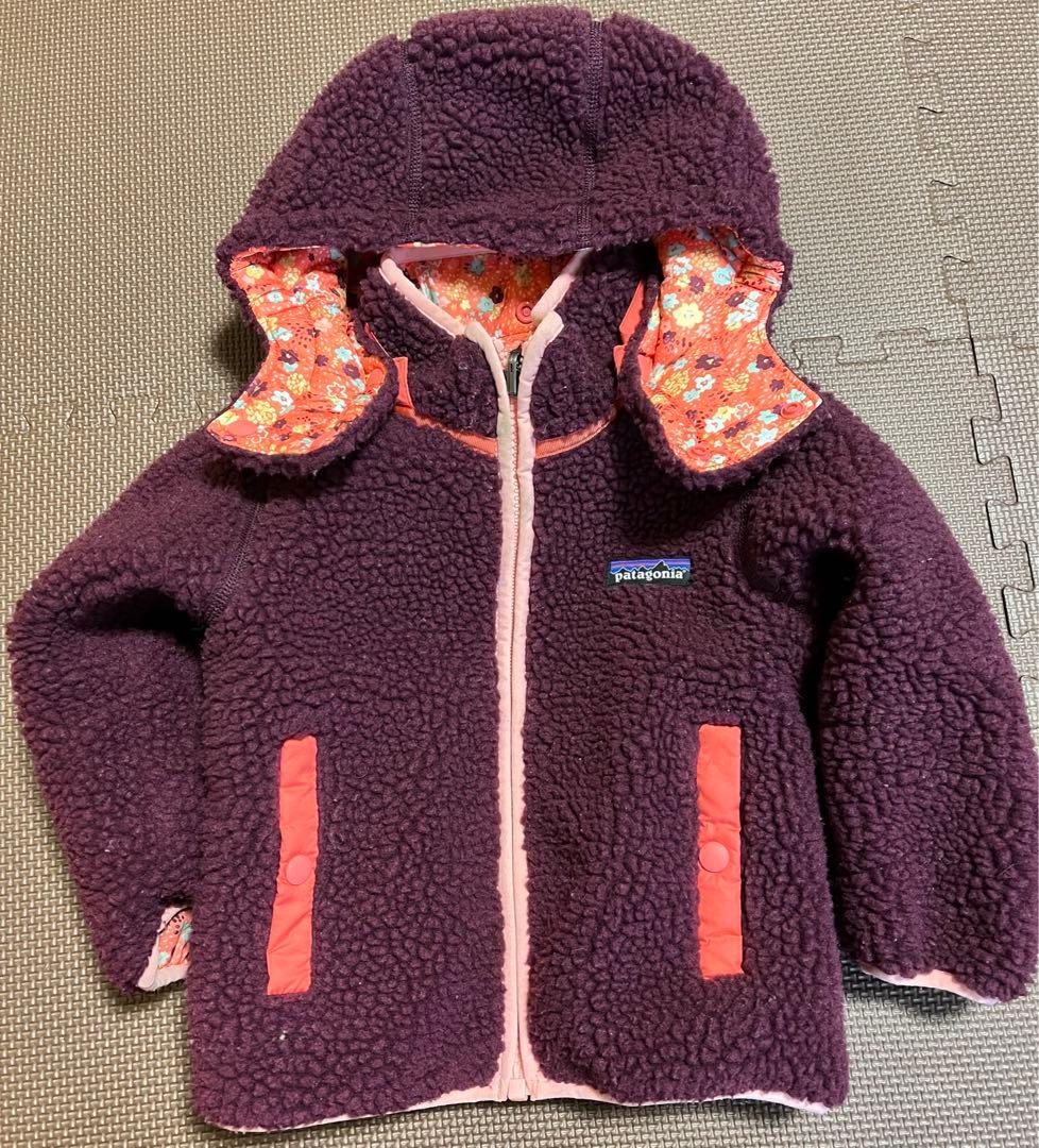 パタゴニア　ベビー・リバーシブル・トリブルズ・フーディ 上下セット ２Ｔ　スノー