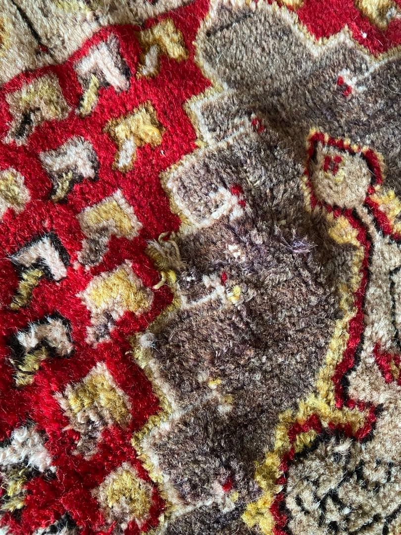 ペルシャ絨毯　毛100% 手織り絨毯　ヴィンテージ