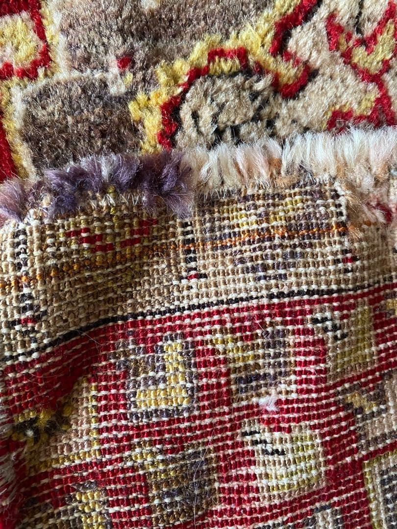 ペルシャ絨毯　毛100% 手織り絨毯　ヴィンテージ