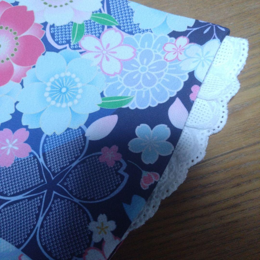 簡単110★キャサリンコテージ★袴セット＆フリル襦袢★青色