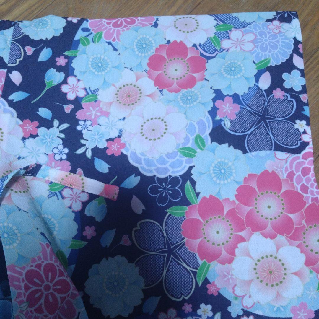 簡単110★キャサリンコテージ★袴セット＆フリル襦袢★青色