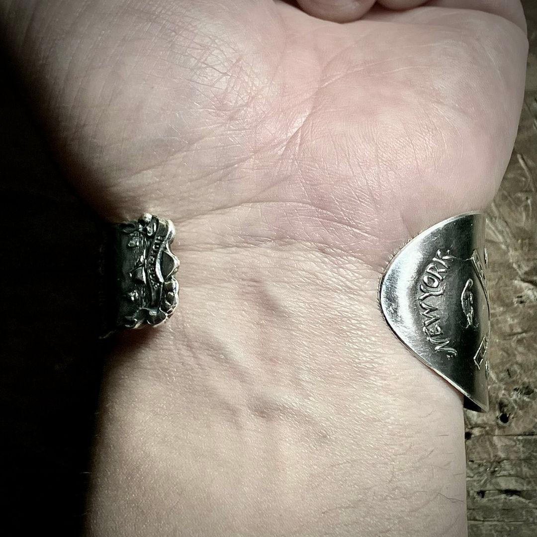 自由の女神　スターリングシルバー　スプーンバングル