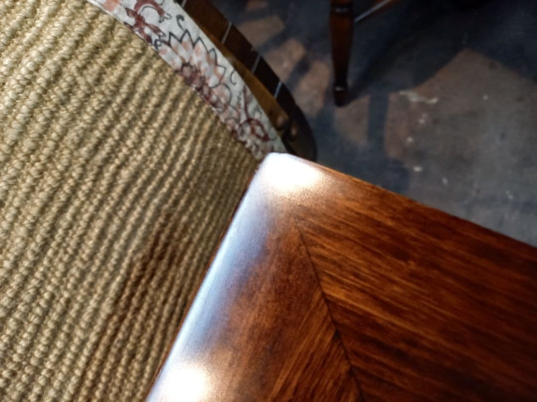 希少　和モダン　ショーケース　硝子　座卓　サイド　テーブル　民芸