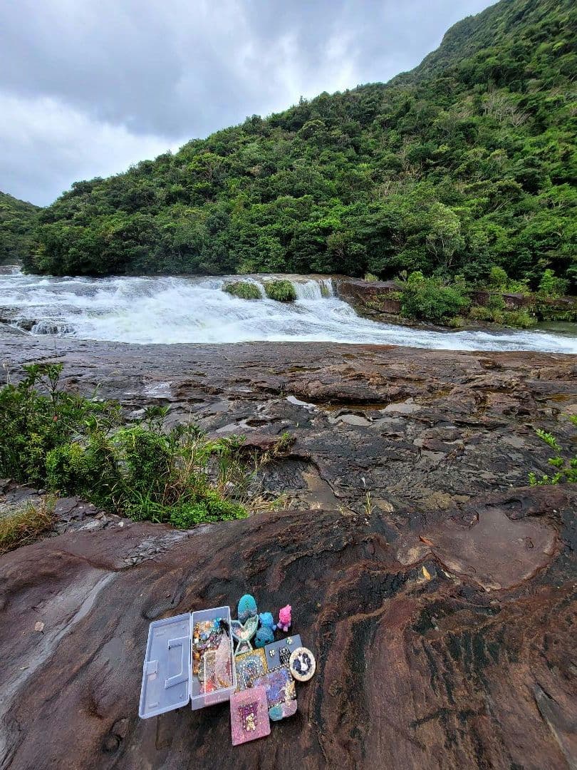 お察し下さいの琉海の守亀オルゴナイトチャーム